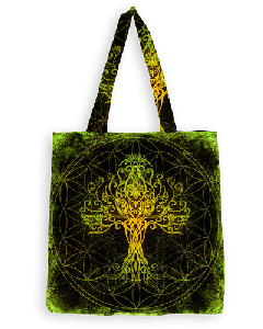 Bolsa Tote de tela Arbol de la vida 36x40 cm