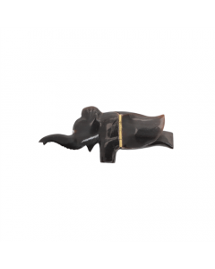 Artisanal Ox Horn Box - Small Elephant