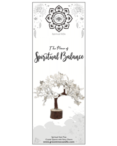 Crystal Quartz Spiritual Balance Gem tree Large