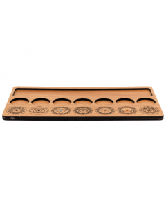 Tablero de Madera 7 Chakras 2 pcs