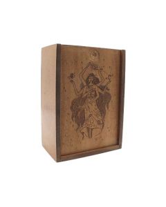 Wooden Box Goddess Sliding Lid