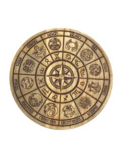 Tablero de Madera Zodiaco para Péndulo