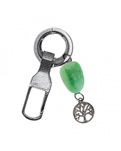 Keychain - Tree of Life & Green Aventurine Set of 6 pcs