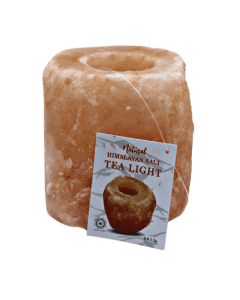 Himalayan Salt Tealight Holder Orange without box