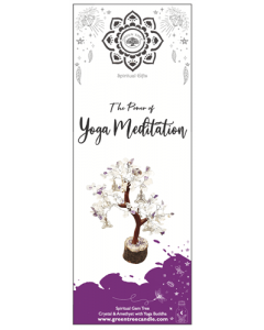 Crystal & Amethyst Yoga Meditation Gem tree Small