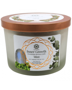 Green Tree Edelsteenkaars Innerlijke Groei Mint 256g