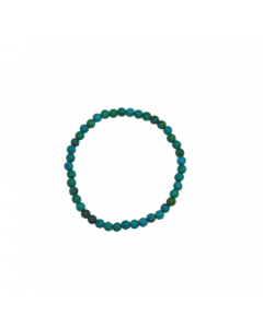 Chrysocolla kralen armband 4 mm