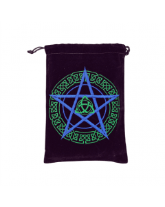 Velvet Bag - Purple Unlined Pentacle