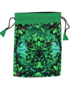 Green Man Printed Bag 15x20 cm