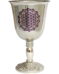 BIG CHALICE-FLOWER OF LIFE PURPLE