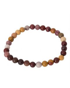 Bracelet Beaded Mookaite 6 mm