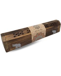 Green Tree Incense box mandala elephant