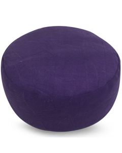 Round Purple Stonewash Meditation Cushion