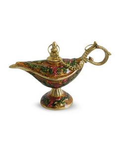 Messing Lamp Alladin Meena Color 12cm