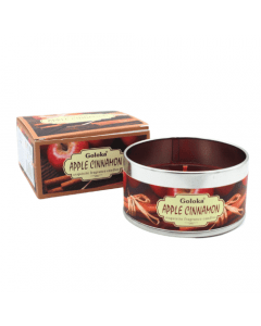 Goloka Apple Cinnamon soya wax candle tin