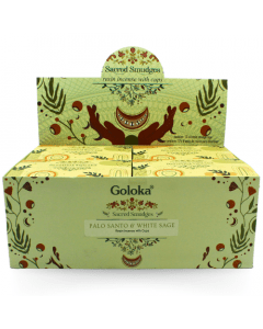 Goloka Palo Santo y Salvia Blanca Sahumerio en Copas