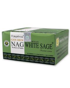 Golden Nag White Sage Dhoop Cones