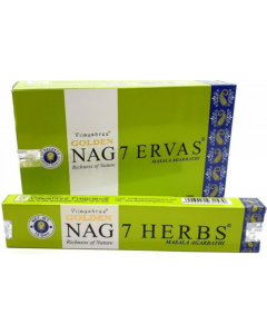 Golden Nag Incienso 7 Ervas 15 gr