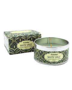 Goloka White Sage Soya Wax Candle Tin