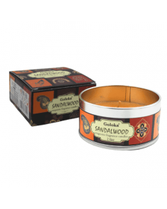 Goloka Sandalwood Soya Wax Candle Tin