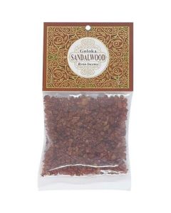 Goloka Incienso de Resina Sandalwood   Set de 12 unidades 30 gr