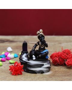 Krishna Stand Backflow Incense Burner