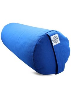 Yoga Bolster Azul Real Liso