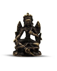 Mini Brass Tara Boeddha 3,5 cm (12 stuks)