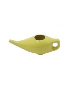 Neti Pot Light Yellow Ceramic -