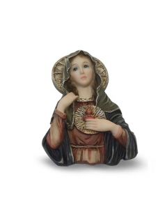 Sacred Heart Virgin Mary Ceramic Wall Hanging 12 cm